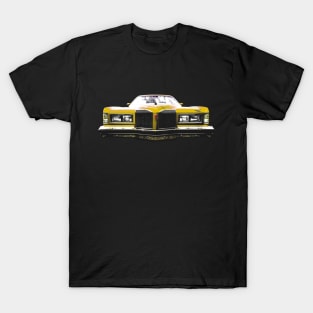 Pontiac Grand Prix 1970s American classic car gold Anniversary Edition T-Shirt